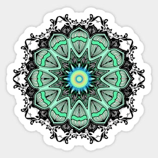 Colorful Abstract Art Mandala Sticker